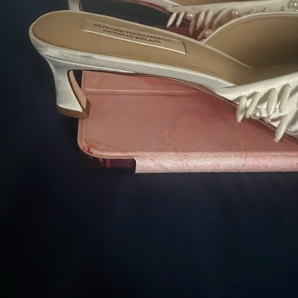 ANTONIO MELANI White Embellished Heels - Picture 4 of 5